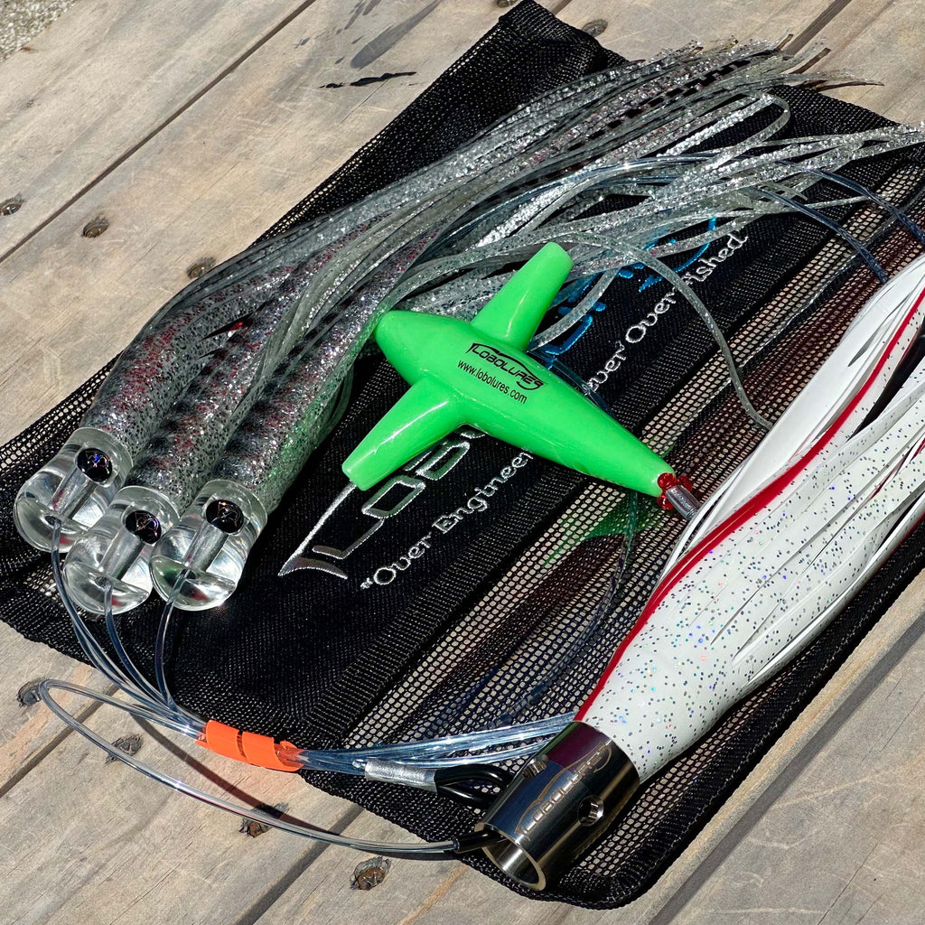 Lobo Lures #208 Wahoo-Pro Jet Head Skipjack Hybrid UV Ghost White Daisy Chain, Lubo Lures Tuna Lures, tuna lure, tuna tackle, marlin lure,marlin lures, tuna lures, big game lures, White Marlin Open, Bost Lures, Imperium Outfitters, Santos Lures, TN Tackle, Side Tracker, Spreader Bar Fishing, Chatter Lures, Black Bart Lures, Amazon Lures, Amazon Fishing, Guatemala Fishing, Florida Fishing
