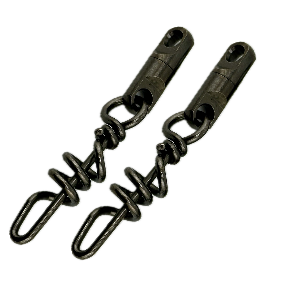 Lobo Lures 2 Pack 750lb Quick Release Heavy Duty Dredge Corkscrew Swivel, Big Game Fishing Swivels, Offshore Fishing Tackle, Tuna Lures, Tuna Tackle 2 Pack