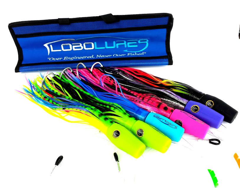 Lobo Lures #55 Typhoon Soft Head Billfish Teaser Combo 6 Pack , Marlin Lure, Marlin Lures, Sailfish Lure, Sailfish Teaser, Marlin Teaser, Trolling Lures