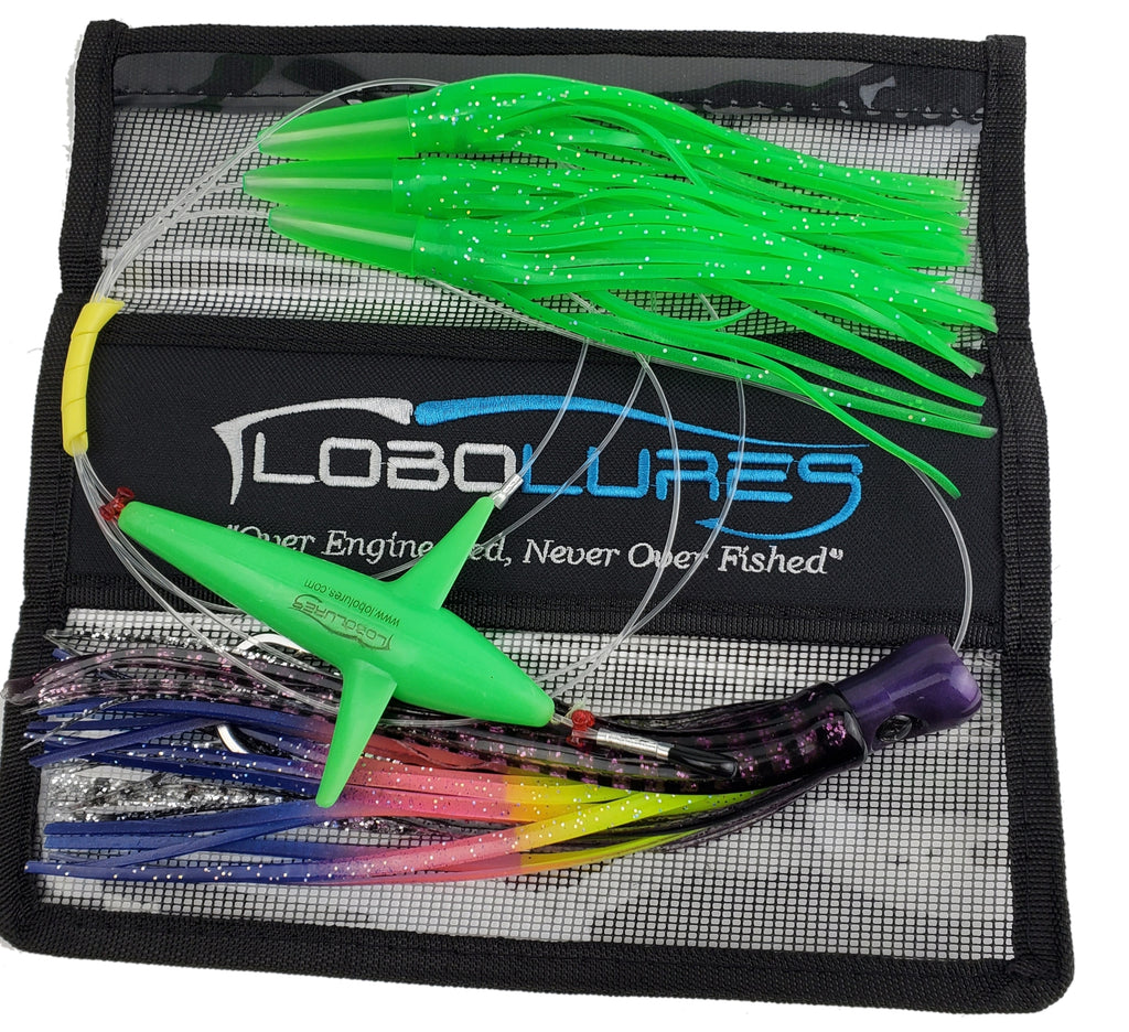 Lobo Lures #206 Carolina Skipjack Hybrid UV Bullet Daisy Chain Tuna Trolling Lure, Tuna Trolling Daisy Chain