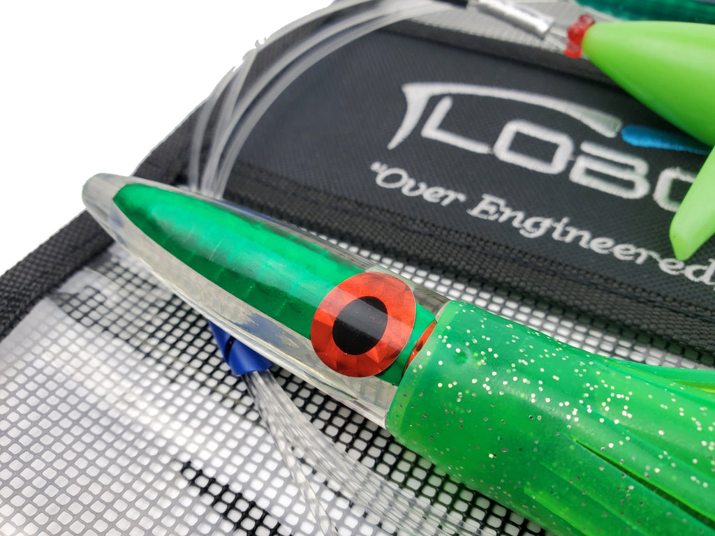 Lobo Lures #210 Green Machine Style Tuna Machine Bullet Big Game Daisy Chain, Tuna Fishing Lures, Tuna Lure, Tuna Trolling Lure, Tuna Lures, Mahi-Mahi Lure, Dorado Lure, Dorado Lures, Mahi-Mahi-lures