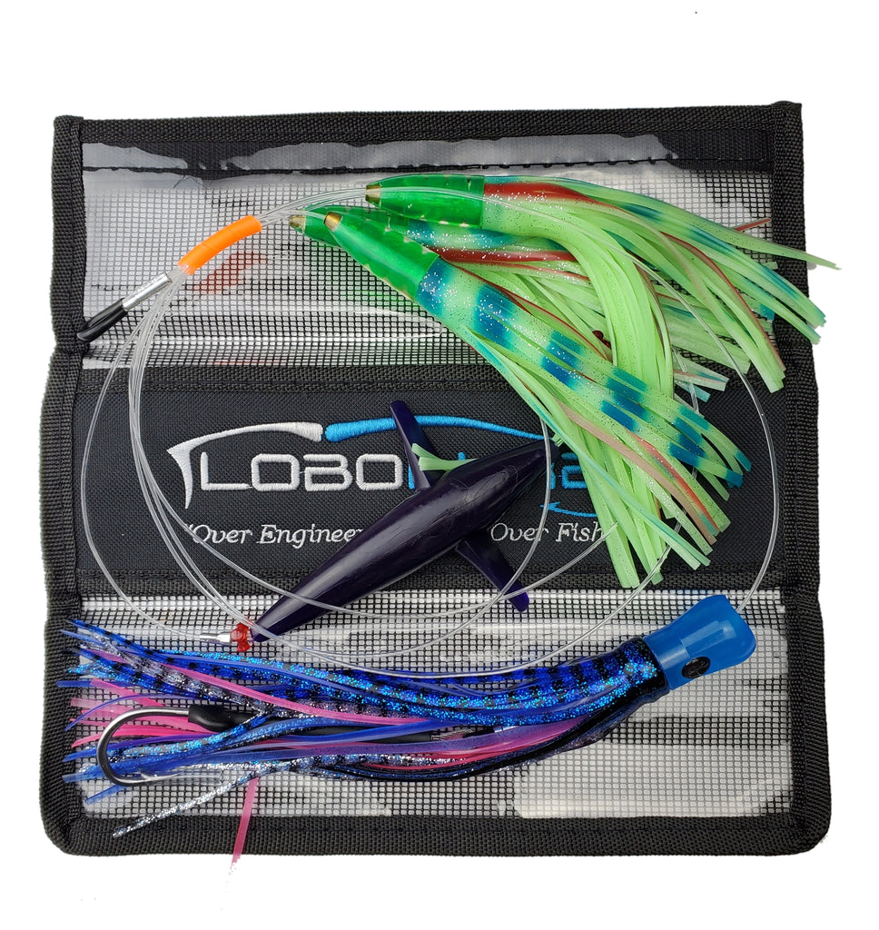 Lobo Lures #206 Carolina Skipjack Hybrid UV Bullet Daisy Chain Tuna Trolling Lure, Tuna Trolling Daisy Chain Blue Fin Tuna, North Carolina Blue Fin Tuna , Wicked Tuna