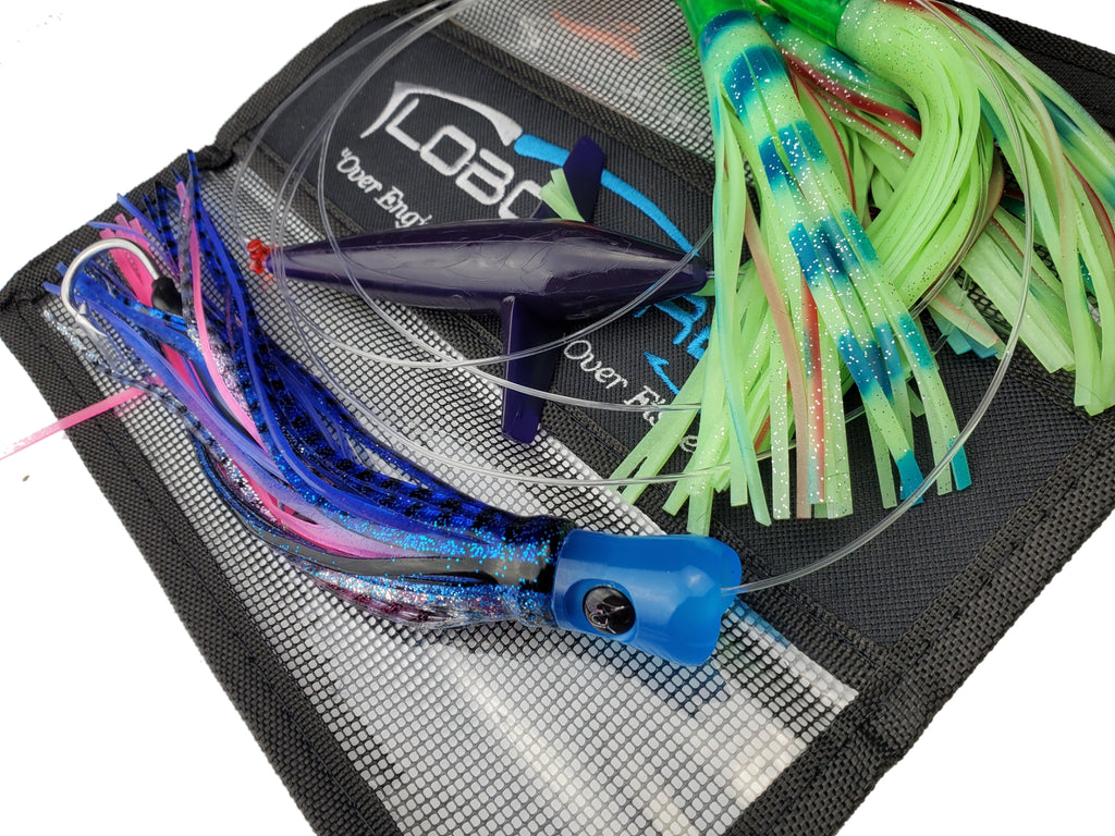 Lobo Lures #206 Carolina Skipjack Hybrid UV Bullet Daisy Chain Tuna Trolling Lure, Tuna Trolling Daisy Chain Blue Fin Tuna, North Carolina Blue Fin Tuna , Wicked Tuna
