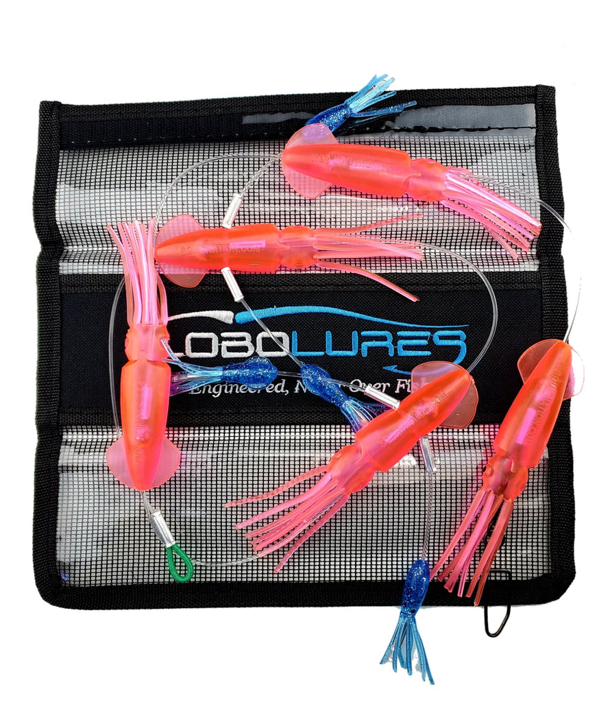 SquidNation Game  Gamefish Mini Tuna Flippy-Floppy Thing Daisy Chain Marlin Fishing Lure, Marlin Lures, Tuna Lures