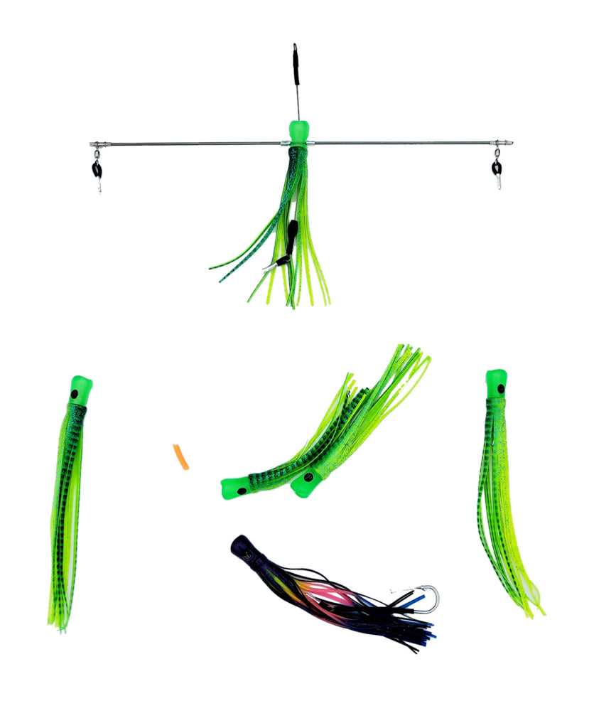Lobo Lures #310 Canyon Candy Skipjack Hybrid UV  18" Titanium Spreader Bar Tuna Tackle, Tuna Spreader Bar, Tackle Shop, Big Game Tackle, Big-GAME TACKLE, Sterling Tackle