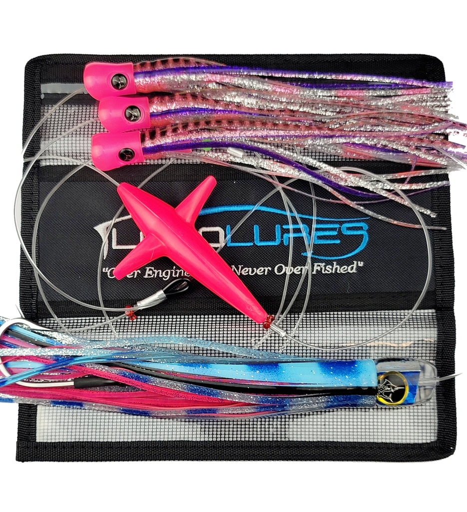 Lobo Lures #200 Skipjack Hybrid Series Splash Big Game Daisy Chain, Big Game Fishing, Big Game Fishing Tackle, Tuna Lures, Marlin Lures, White Marlin lures, TN Tackle, Fathom, BOST Lures, in Pink Mackerel