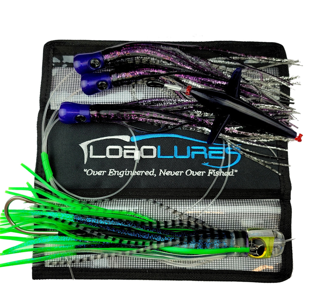 Lobo Lures #200 Skipjack Hybrid Series Splash Big Game Daisy Chain, Big Game Fishing, Big Game Fishing Tackle, Tuna Lures, Marlin Lures, White Marlin lures, TN Tackle, Fathom, BOST Lures, in purple Mackerel