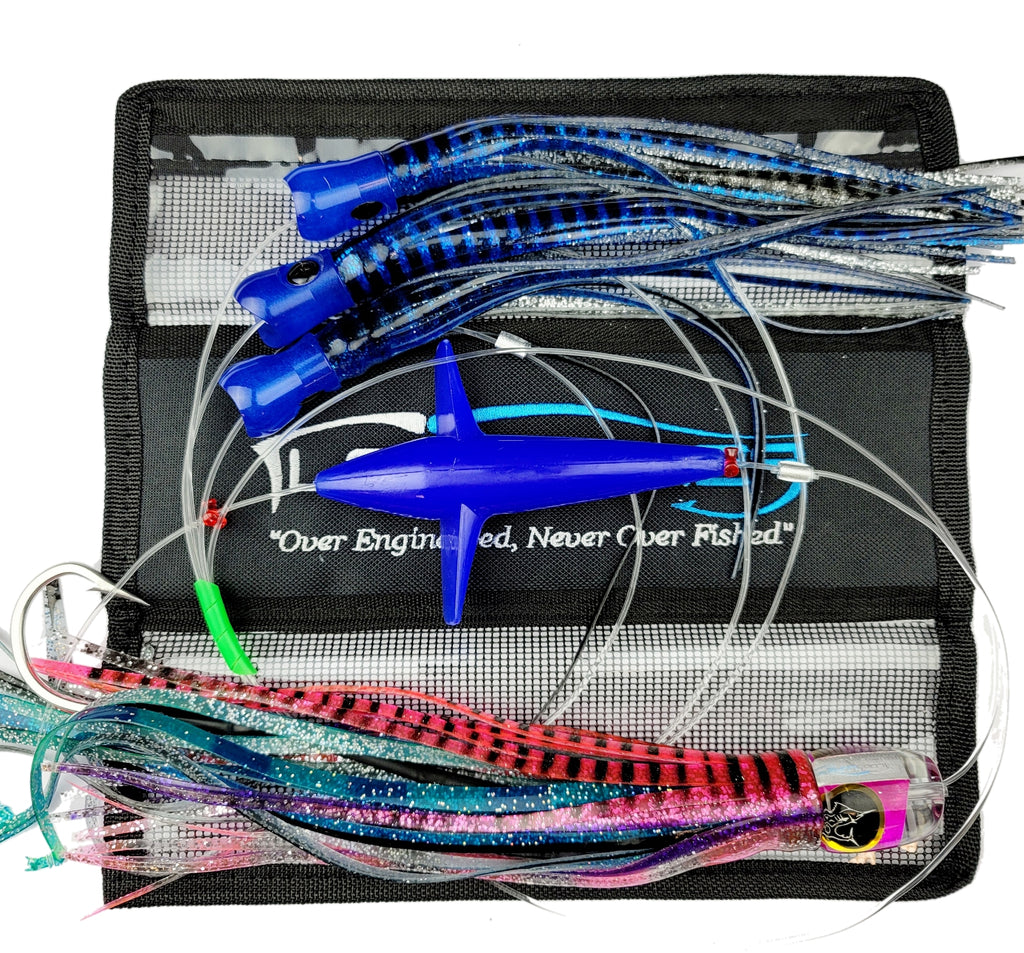Lobo Lures #200 Skipjack Hybrid Series Splash Big Game Daisy Chain, Big Game Fishing, Big Game Fishing Tackle, Tuna Lures, Marlin Lures, White Marlin lures, TN Tackle, Fathom, BOST Lures, in  Green Mackerel ANd Black Rainbow, Blue Marlin Lure, Sailfish Lure