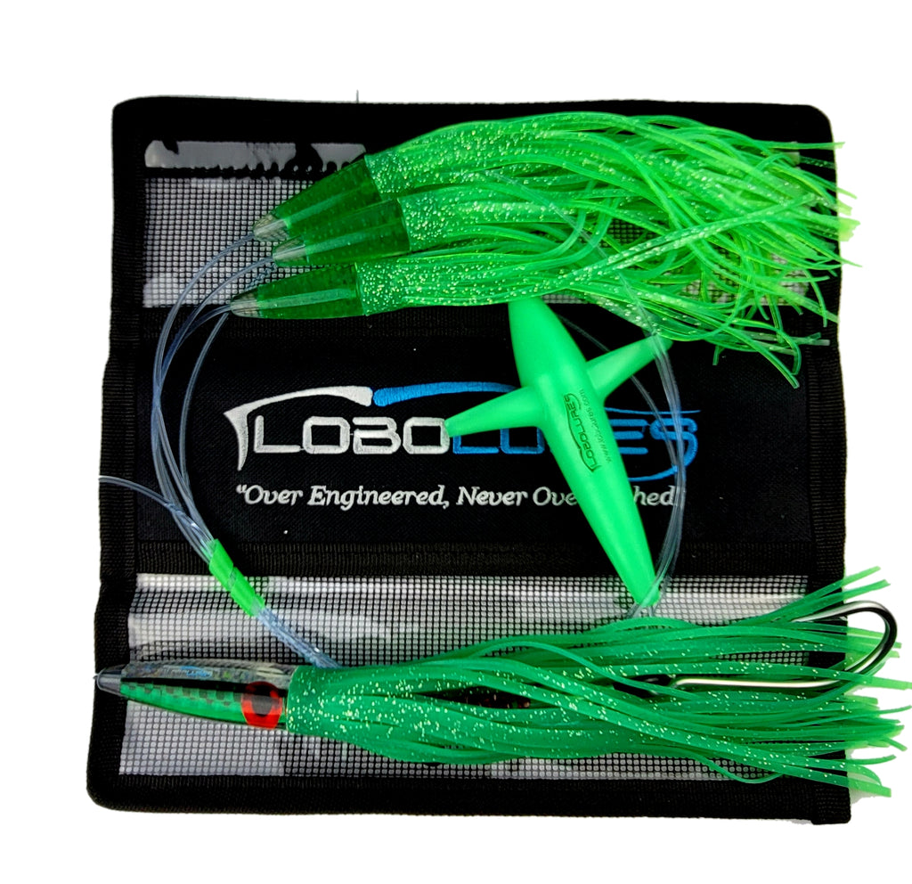 Lobo Lures #219 Green Machine Style Tuna Machine Bullet Big Game Daisy Chain, Tuna Fishing Lures, Tuna Lure, Tuna Trolling Lure, Tuna Lures, Mahi-Mahi Lure, Dorado Lure, Dorado Lures, Mahi-Mahi-lures, Amazon Lure, Amazon daisy Chain, Amazon fishing tackle