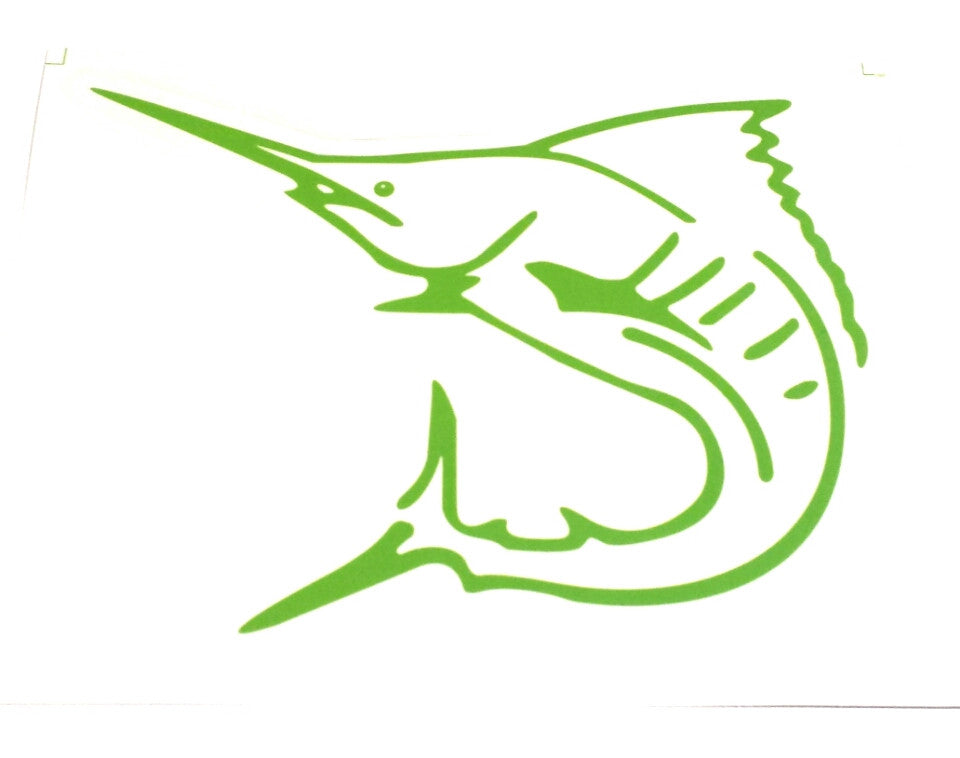lobo-sportfishing - Signature Lobo "Marlin Skeleton" Decals in 5 Colors - Lobo Sportfishing - Decals