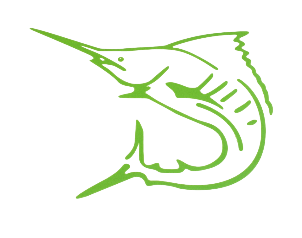 lobo-sportfishing - Signature Lobo "Marlin Skeleton" Decals in 5 Colors - Lobo Sportfishing - Decals