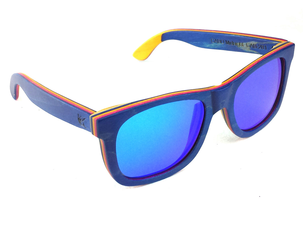 lobo-sportfishing - LPG Apparel Co. CABO Mirrored Polarized Wood Sunglasses - LPG APPAREL CO - 
