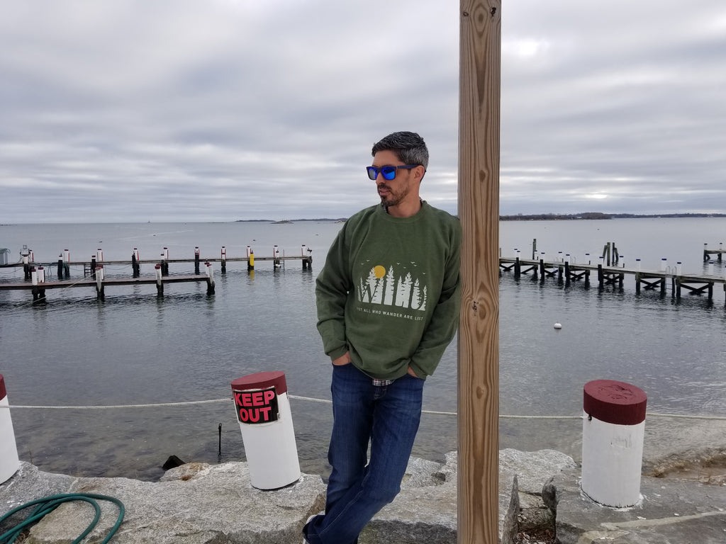 lobo-sportfishing - LPG Apparel Co. Wild Outdoors Unisex Crew Neck Sweater - Lobo Lures - Sweater