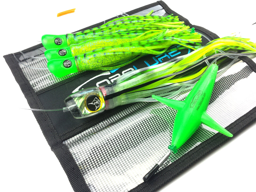 Lobo Lures #200 Mahi Slayer Pelagic Magic Big Game Fishing Daisy Chain Mah-Mahi Trolling Lure, Trolling Lures, Mahi-Mahi Lures, Dorado Lure, Dorado Lures Marlin Trolling Lure, Marlin Lures, Marlin Lure, Blue Marlin, Offshore Fishing Lure, Yellowfin Tuna Lures, Yellowfin Lure, Skipjack Daisy Chain