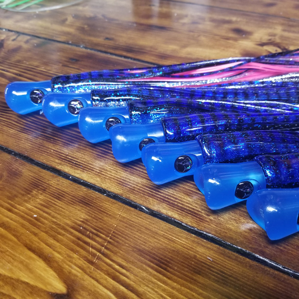 lobo-sportfishing - Lobo Lures 36" Skipjack UV Hybrid Blue Silver Mackerel Splash Spreader Bar - Lobo Lures - Spreader Bars