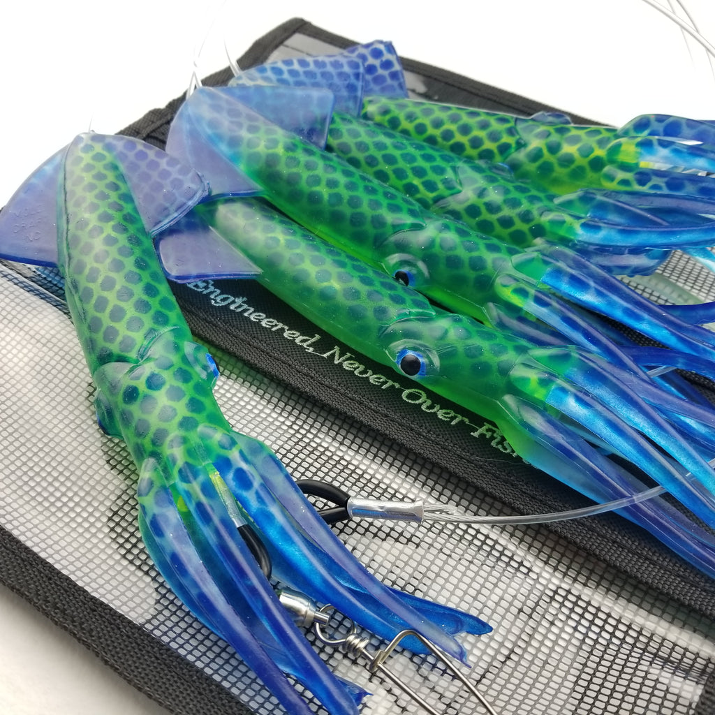 lobo-sportfishing - Lobo Lures Moldcraft Squid Daisy Chain 9 Inch - Lobo Lures - 