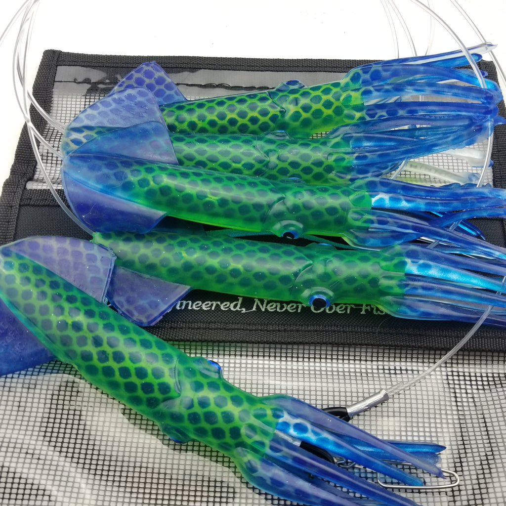 lobo-sportfishing - Lobo Lures Moldcraft Squid Daisy Chain 9 Inch - Lobo Lures - 