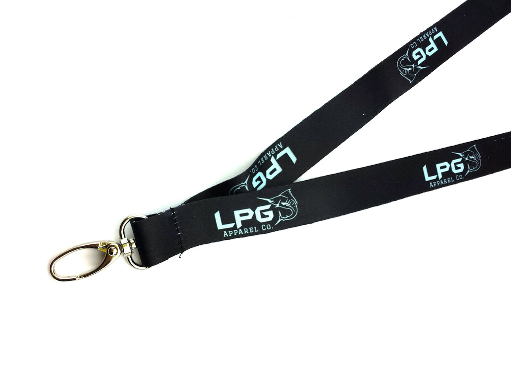 lobo-sportfishing - LPG Apparel Co. Southern Marlin Skeleton Fishing Style Keychain Badge Lanyard - LPG Apparel Co. - Lanyards