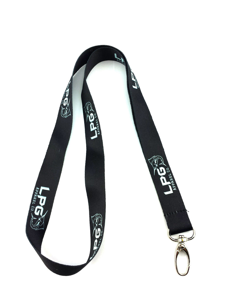 lobo-sportfishing - LPG Apparel Co. Southern Marlin Skeleton Fishing Style Keychain Badge Lanyard - LPG Apparel Co. - Lanyards