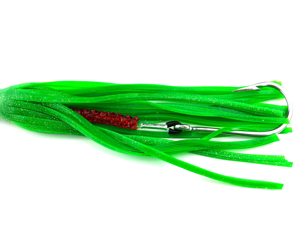 lobo-sportfishing - Lobo Lures Green Machine Style Tuna Slammer Large 13" Rigged Trolling Lure - Lobo Lures - 