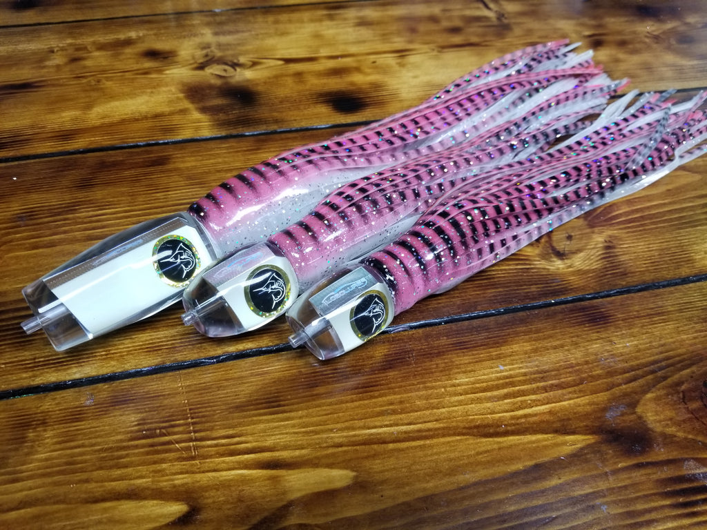 Lobo Lures Typhoon, Chaos, Pelagic Magic Super Glow Trolling Lure, Tuna Lure, Tuna Lures, Bigeye tuna lure, big game trolling lures, Marlin lure, Super Glow trolling Lures, Black Bart Lures, Santos Lures, TN TACKLE LURES, Trolling Lures Kit, Marlin Lure Kit, Glow in the Dark Lures , Amazon Lures 
