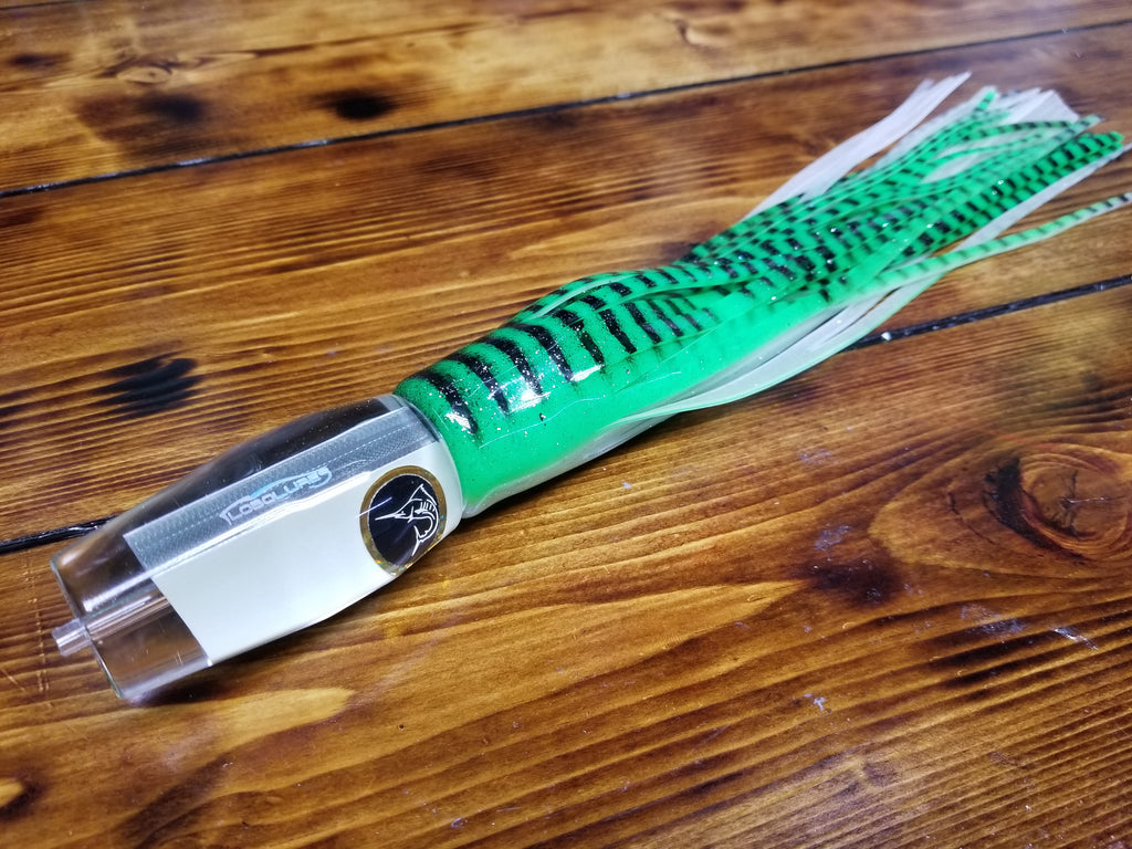 Lobo Lures Super GLow # 50  Typhoon Trolling Lure Big Game Fishing Bigeye Tuna Lure, Tuna Lures, Marlin Lures, Big Game Lures Mahi Mahi Lure, Black Marlin Lures, australia Lures, Costa Rica Lures, Hawaii Lures