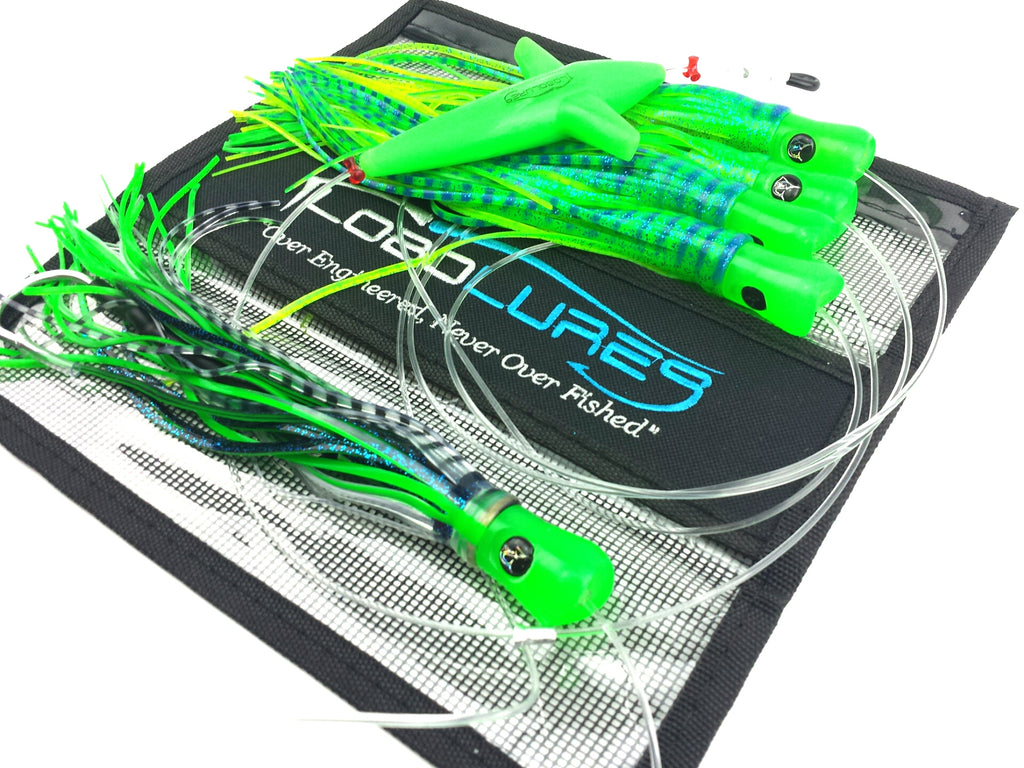 lobo-sportfishing - Lobo Lures #215 SkipJack Hybrid UV Splash Daisy  Chain - Lobo Lures - Daisy Chains