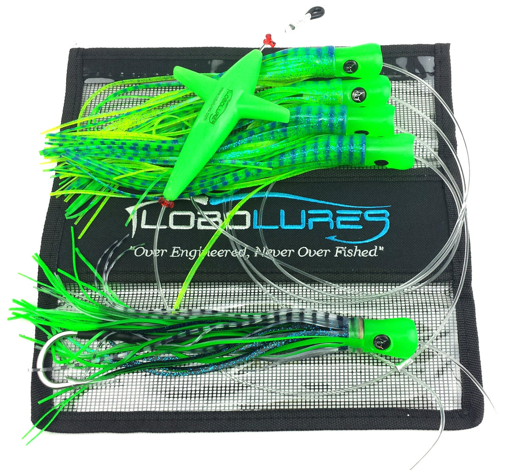 lobo-sportfishing - Lobo Lures #215 SkipJack Hybrid UV Splash Daisy  Chain - Lobo Lures - Daisy Chains