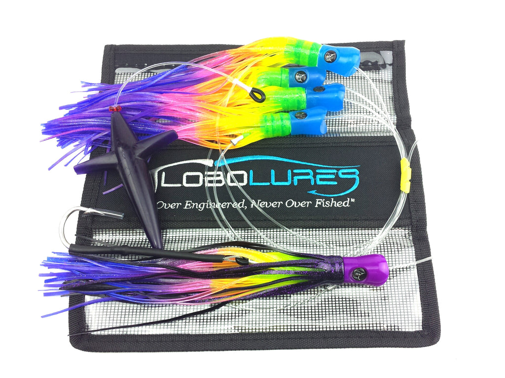 lobo-sportfishing - Lobo Lures #215 SkipJack Hybrid UV Splash Daisy  Chain - Lobo Lures - Daisy Chains