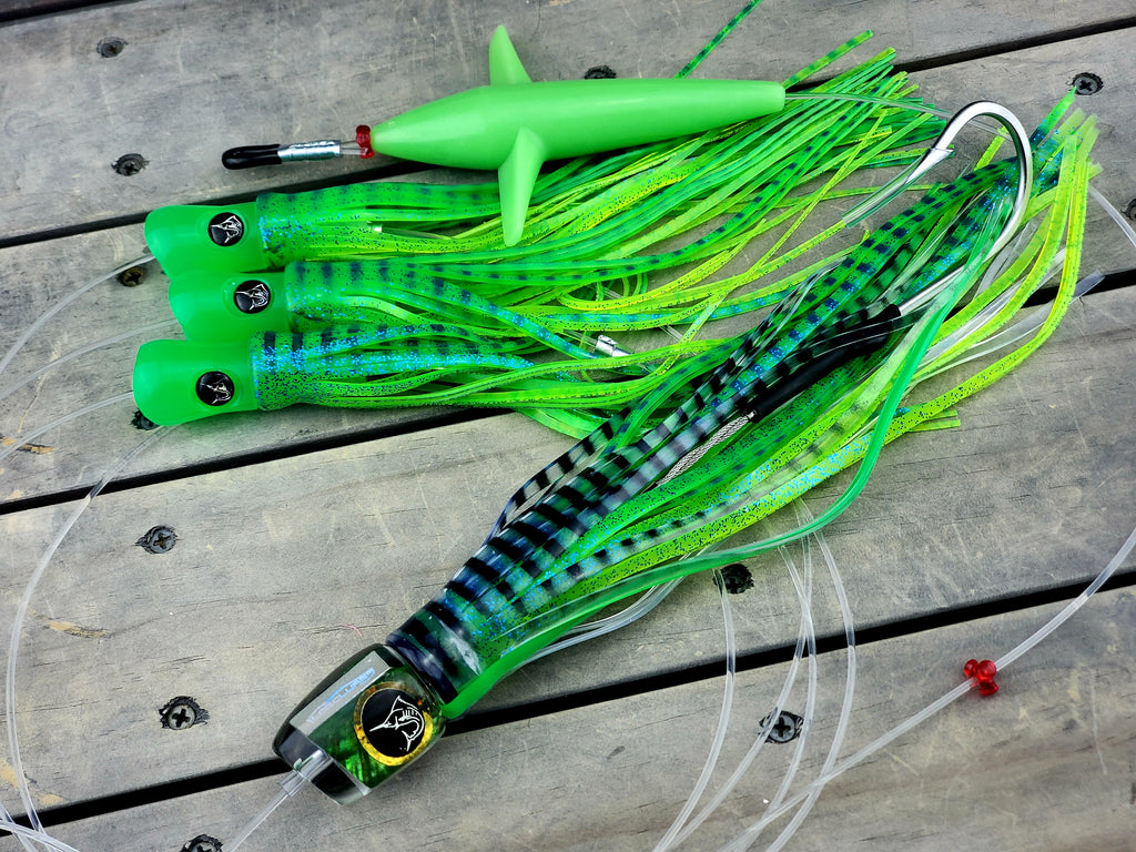 Lobo Lures #200 Mahi Slayer Pelagic Magic Big Game Fishing Daisy Chain Mah-Mahi Trolling Lure, Trolling Lures, Mahi-Mahi Lures, Dorado Lure, Dorado Lures Marlin Trolling Lure, Marlin Lures, Marlin Lure, Blue Marlin, Offshore Fishing Lure, Yellowfin Tuna Lures, Yellowfin Lure, Skipjack Daisy Chain
