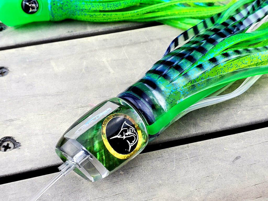 Lobo Lures #200 Mahi Slayer Pelagic Magic Big Game Fishing Daisy Chain Mah-Mahi Trolling Lure, Trolling Lures, Mahi-Mahi Lures, Dorado Lure, Dorado Lures Marlin Trolling Lure, Marlin Lures, Marlin Lure, Blue Marlin, Offshore Fishing Lure, Yellowfin Tuna Lures, Yellowfin Lure, Skipjack Daisy Chain