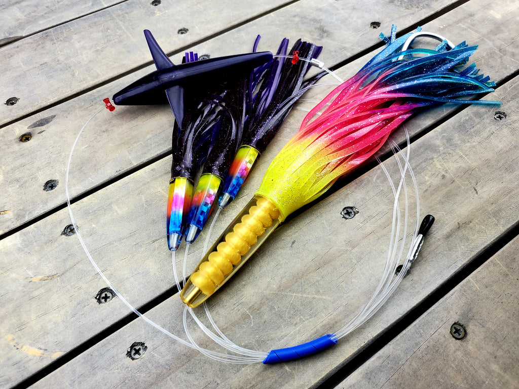 Lobo Lures #220 Rainbow Tuna Machine Bullet Big Game Daisy Chain, Tuna Fishing Lures, Tuna Lure, Tuna Trolling Lure, Tuna Lures, Mahi-Mahi Lure, Dorado Lure, Dorado Lures, Mahi-Mahi-lures