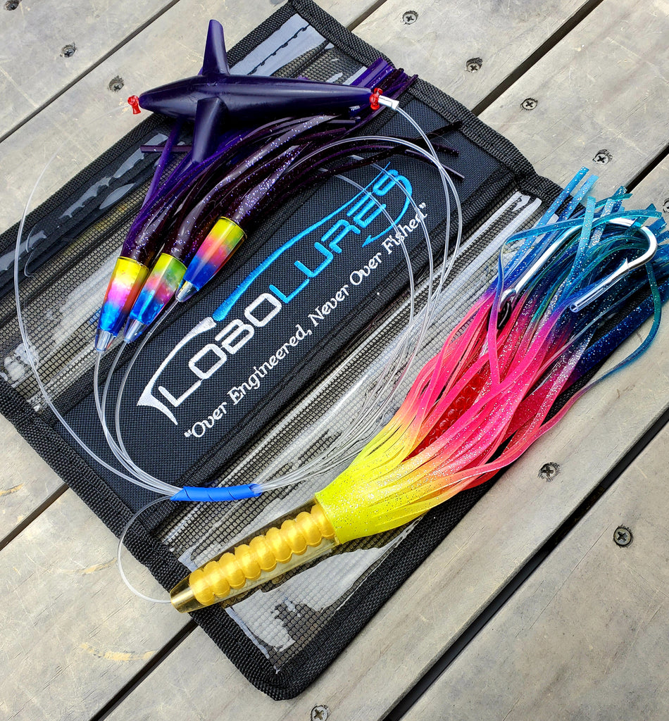 Lobo Lures #220 Rainbow Tuna Machine Bullet Big Game Daisy Chain, Tuna Fishing Lures, Tuna Lure, Tuna Trolling Lure, Tuna Lures, Mahi-Mahi Lure, Dorado Lure, Dorado Lures, Mahi-Mahi-lures