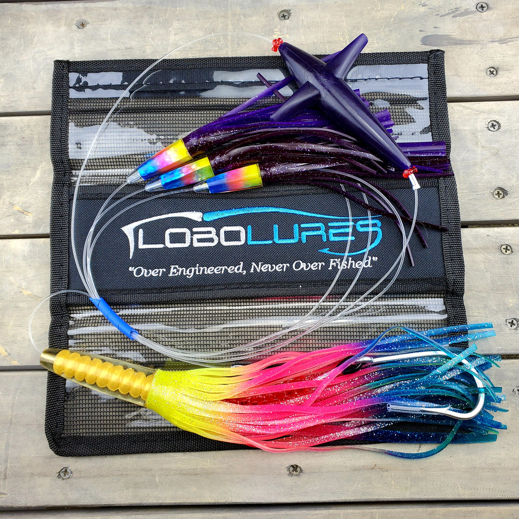 Lobo Lures #220 Rainbow Tuna Machine Bullet Big Game Daisy Chain, Tuna Fishing Lures, Tuna Lure, Tuna Trolling Lure, Tuna Lures, Mahi-Mahi Lure, Dorado Lure, Dorado Lures, Mahi-Mahi-lures