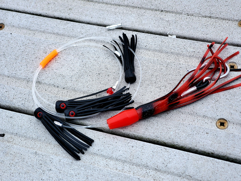 Lobo Lures #218 Micro-Typhoon Mahi Slammer Candy Daisy Chain, Tuna Fishing, Tuna fishing lure, tuna lure, mahi-mahi lure, mahi lure