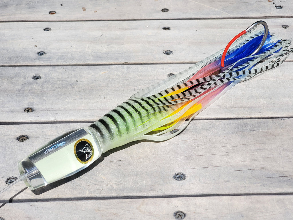 Lobo Lures Super GLow # 50  Typhoon Trolling Lure Big Game Fishing Bigeye Tuna Lure, Tuna Lures, Marlin Lures, Big Game Lures Mahi Mahi Lure, Black Marlin Lures, australia Lures, Costa Rica Lures, Hawaii Lures