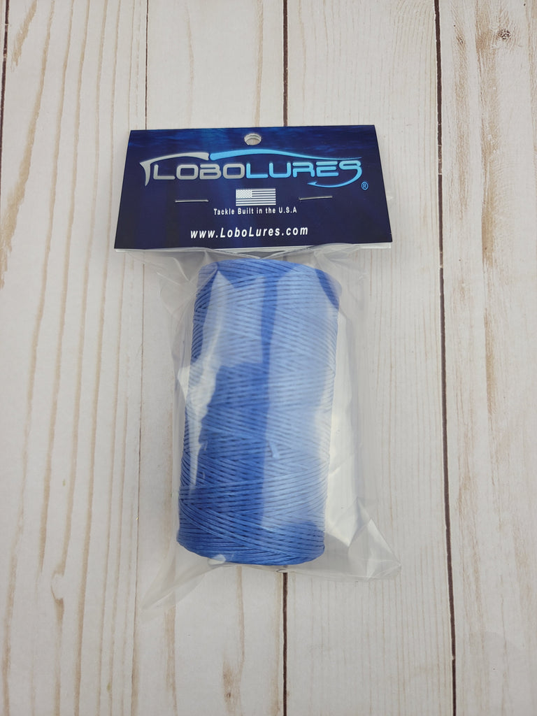 Lobo Lures Heavy Duty Bait and Lure Rigging Floss | Red, Purple, Blue or Black 30 lb. Rigging Floss, Bait Rigging Floss, Lure Rigging Floss Bucktail tying in red