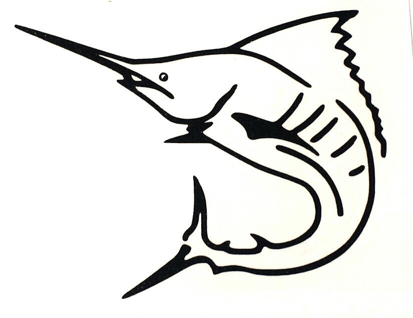 lobo-sportfishing - Marlin Skeleton Vinyl Decals - Lobo Marine Products LLC. - Decals