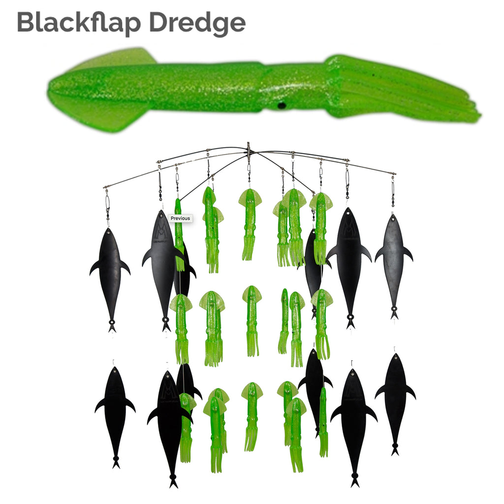 lobo-sportfishing - SquidNation Blackflap Squid Dredge - Squidnation - 