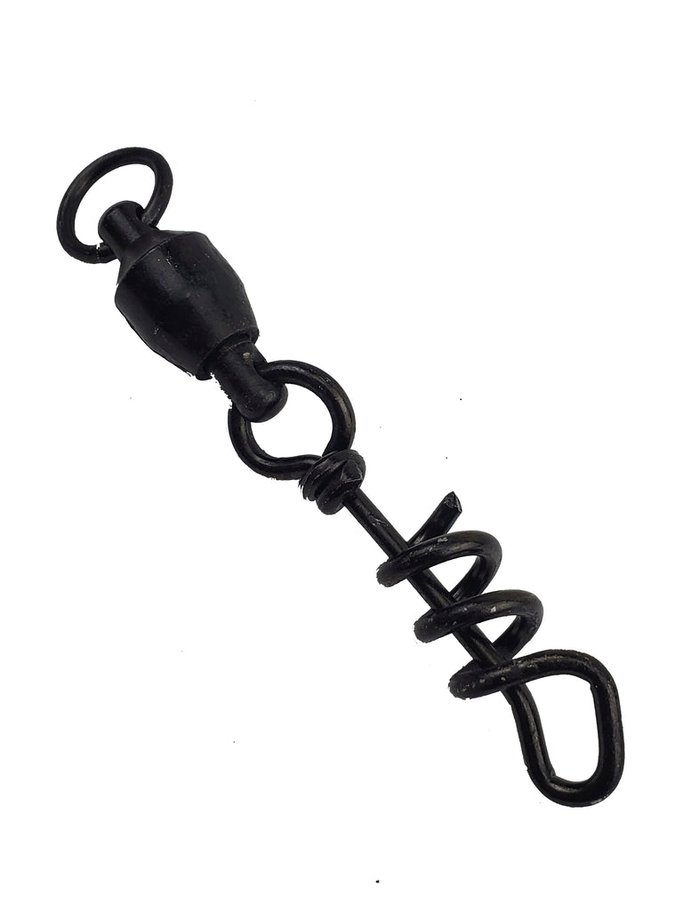 Lobo Lures Medium 350lb Quick Release Heavy Duty Ball Bearing Dredge Corkscrew Swivel for Big Game Trolling Lures, Marlin Fishing Squidnation Dredges AMAZON PRIME