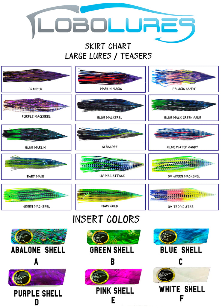 lobo-sportfishing - Lobo Lures #80 18" Monsoon XXL Blue Marlin Teaser Trolling Lure - Lobo Lures - Trolling Lure