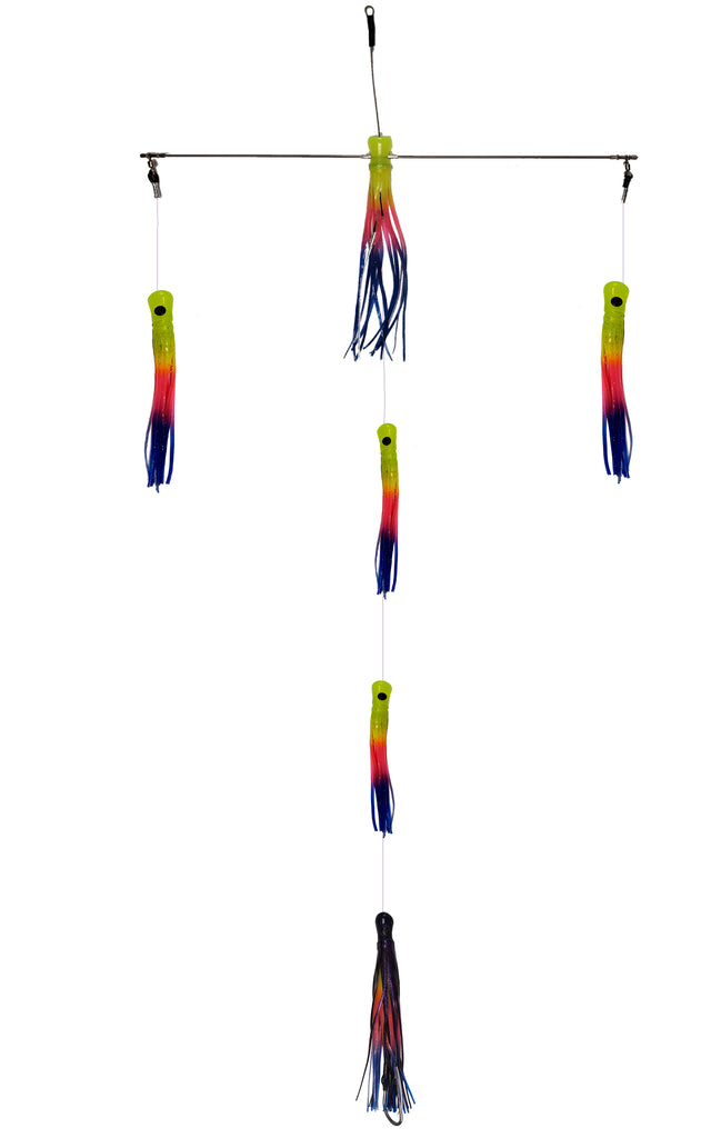 Lobo Lures #310 Canyon Candy Skipjack Hybrid UV  18" Titanium Spreader Bar, Skipjack Hybrid Lure, Trolling Lures, Spreader Bars, Sterling Tackle, Chatter Lures