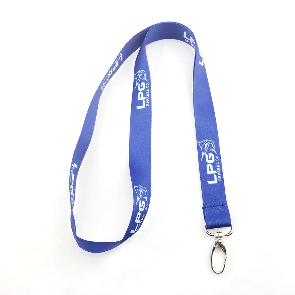 lobo-sportfishing - LPG Apparel Co. Southern Marlin Skeleton Fishing Style Keychain Badge Lanyard - LPG Apparel Co. - Lanyards