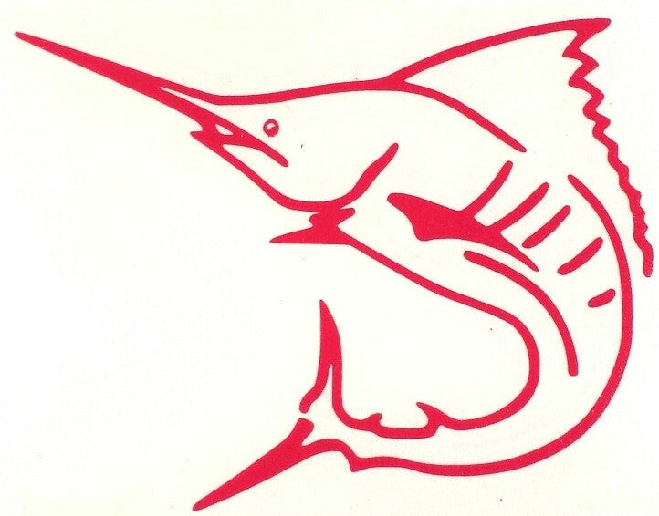 lobo-sportfishing - Marlin Skeleton Vinyl Decals - Lobo Marine Products LLC. - Decals