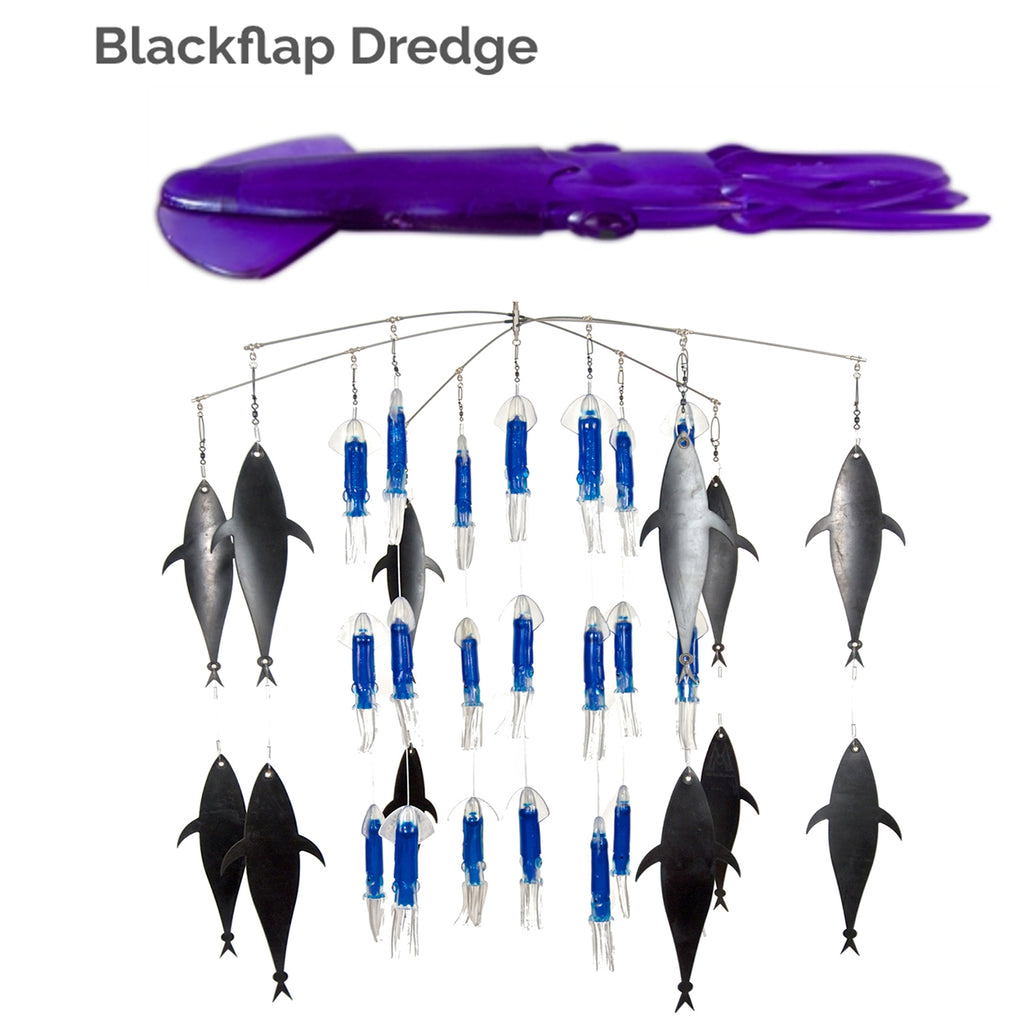lobo-sportfishing - SquidNation Blackflap Squid Dredge - Squidnation - 