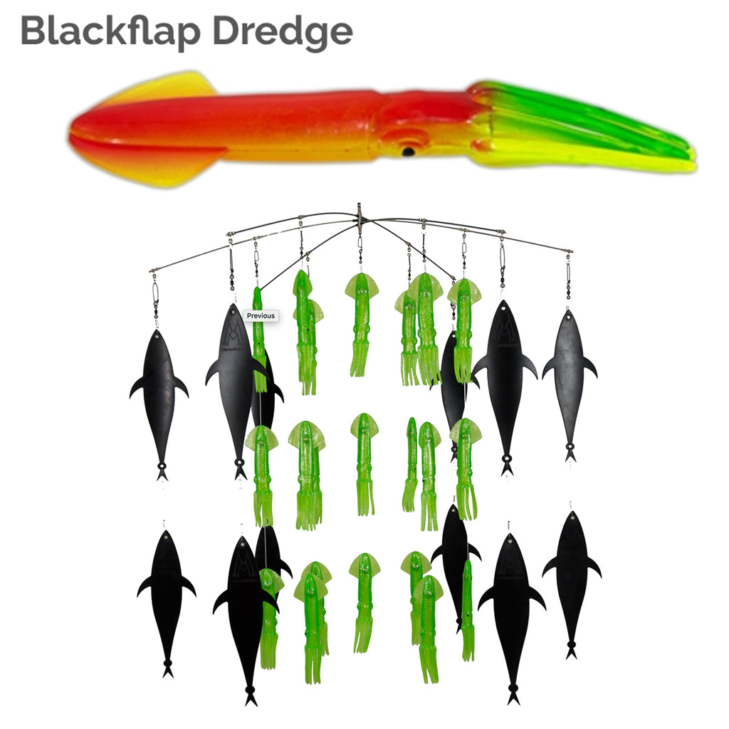 lobo-sportfishing - SquidNation Blackflap Squid Dredge - Squidnation - 