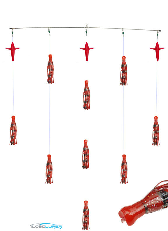 lobo-sportfishing - Lobo Lures 36" Skipjack Hybrid Signature Series Splash  Spreader Bar - Lobo Lures - Spreader Bars
