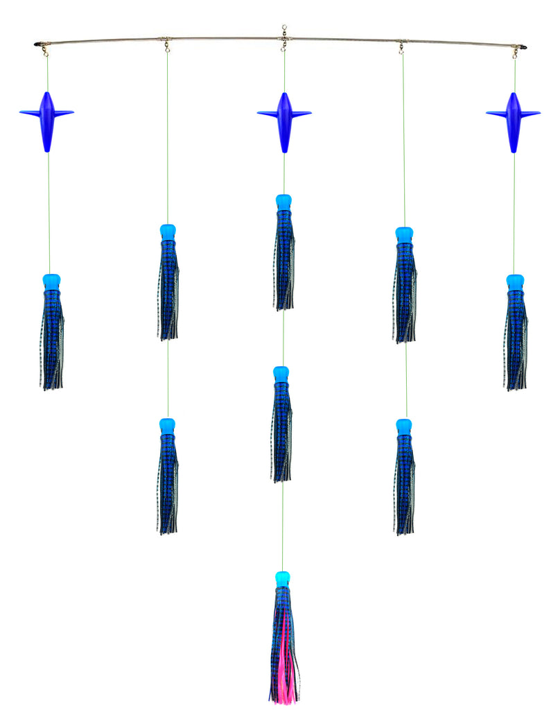 lobo-sportfishing - Lobo Lures 36" Skipjack UV Hybrid Red Devil Splash Spreader Bar - Lobo Lures - Spreader Bars