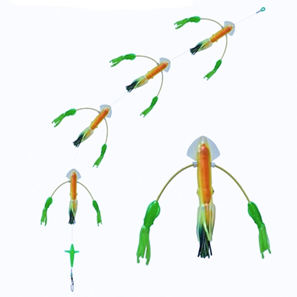 lobo-sportfishing - SquidNation Long Tail Flippy Floppy Thing Tuna Marlin Magnet - SquidNation - 