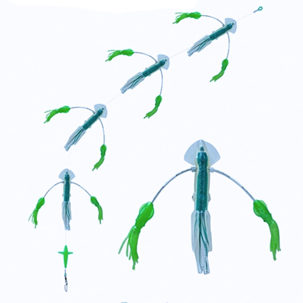 lobo-sportfishing - SquidNation Long Tail Flippy Floppy Thing Tuna Marlin Magnet - SquidNation - 